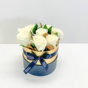 small white rose box